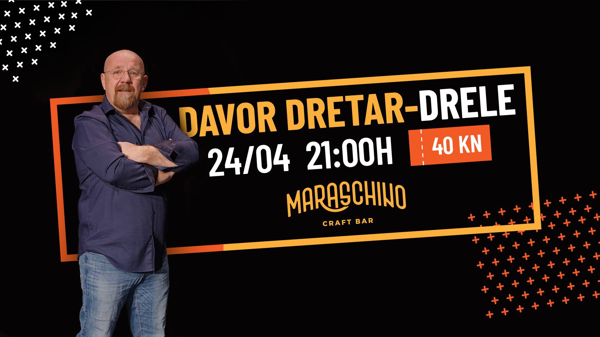 “Lista za odstrel” Davora Dretara Drelea 24.4. u Maraschino Craft baru